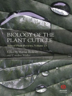 cover image of Annual Plant Reviews, Biology of the Plant Cuticle